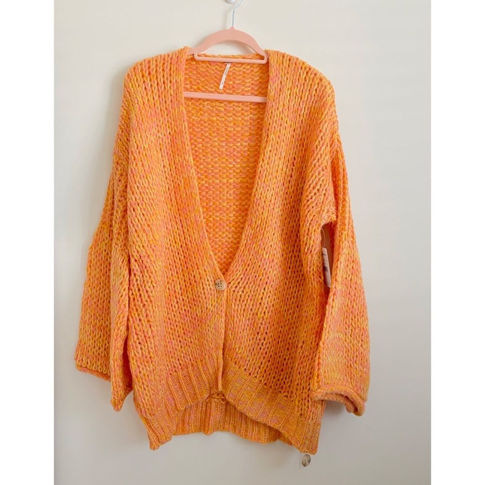 NWT Free People Hometown Sweater Cardigan - Picture 7 of 12